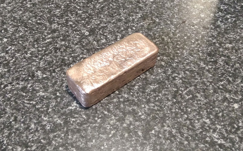 1.1 KG 999 Copper bullion bar (image for) 1.1 KG 999 Copper bullion bar