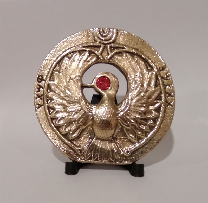 bronze medallion Raiders of the lost Ark (The Staff of Ra) (image for) bronze medallion Raiders of the lost Ark (The Staff of Ra)